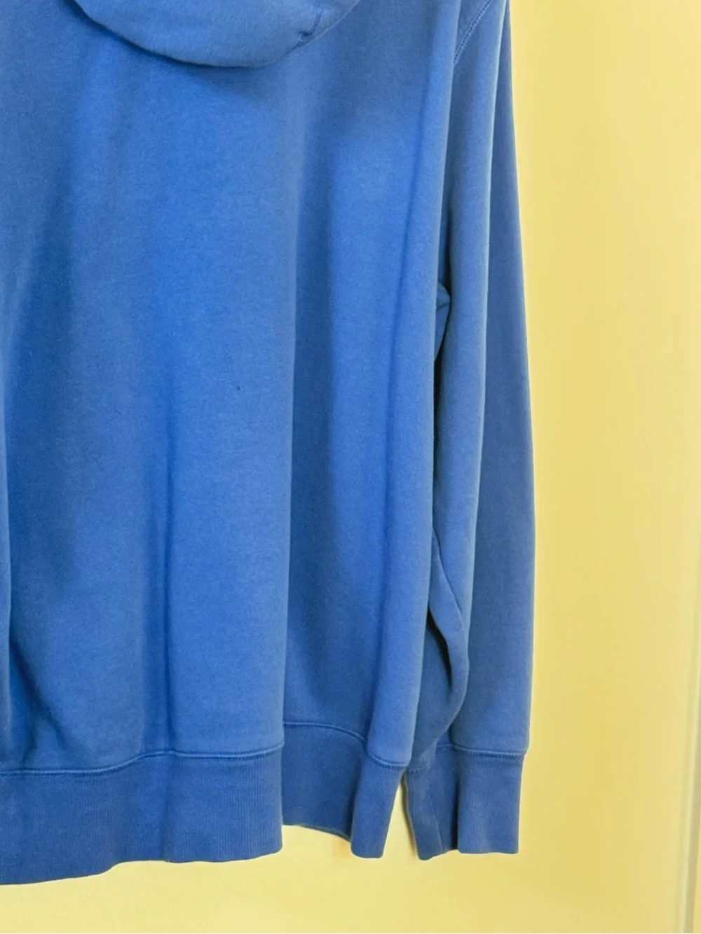 Nike Men’s Royal Blue Pullover Hoodie with White Logo